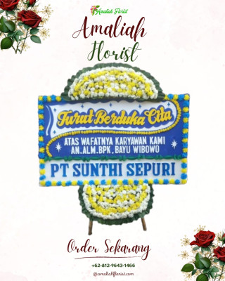 Papan Bunga Duka di Padang Timur